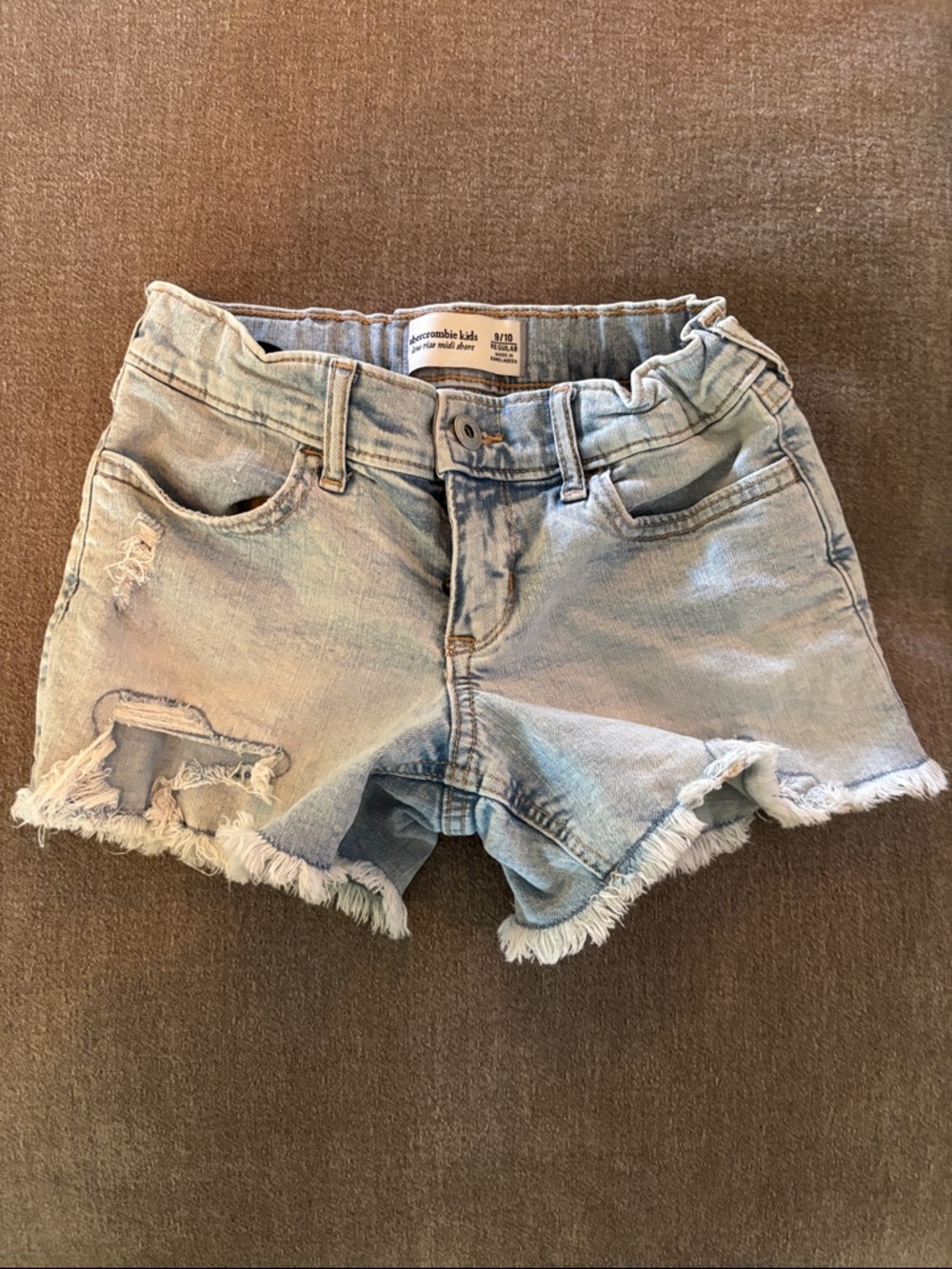 Abercrombie kids denim shorts